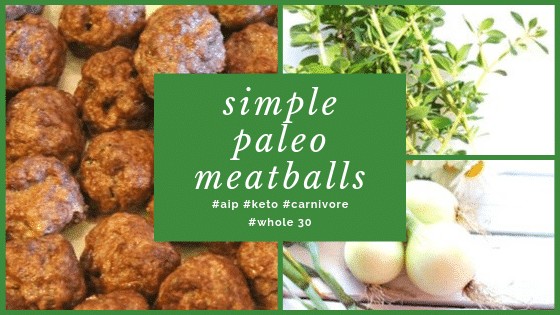easy paleo meatball recipe
