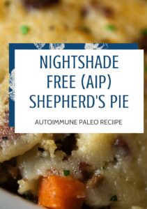 nightshade free autoimmune paleo low carb shepherd's pie recipe