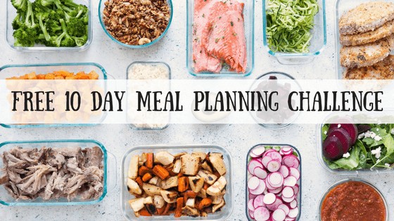 free meal planning challenge