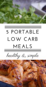 portable low carb meals