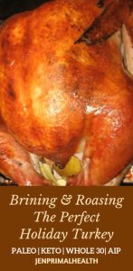 brining and roasting a turkey