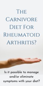 carnivore diet rheumatoid arthritis