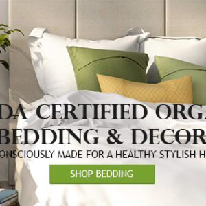 organic and eco-friendly, sustainable linens