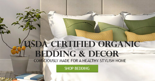 organic and eco-friendly, sustainable linens